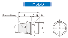 Load image into Gallery viewer, MINDMAN MSL-B-01 (SL-01) BRASS SILENCER - Watson Machinery Limited