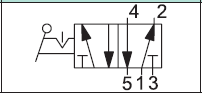 Load image into Gallery viewer, API A1MA151LT Manual Valve 1/8", 3/2 - Watson Machinery Hydraulics Pneumatics