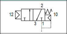 Load image into Gallery viewer, API A1P130 Pneumatic Valve 1/8" 3/2 Normally Closed (Pneumatically Operated) - Watson Machinery Hydraulics Pneumatics