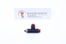 Load image into Gallery viewer, (CTD-4-M5) Watson Pneumatic Fitting Run Tee 4mm to M5 Thread (Made in Taiwan)