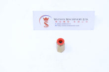 Load image into Gallery viewer, (CTCC-6-01) Watson Pneumatic Fitting Straight Connector Push-In Fitting 4mm to 1/8" Female Thread BSP (Made in Taiwan) - Watson Machinery Limited
