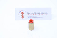 Load image into Gallery viewer, (CTCC-6-01) Watson Pneumatic Fitting Straight Connector Push-In Fitting 4mm to 1/8" Female Thread BSP (Made in Taiwan) - Watson Machinery Limited