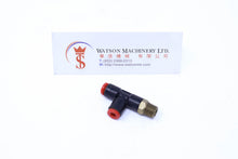 Load image into Gallery viewer, (CTD-4-01) Watson Pneumatic Fitting Run Tee 4mm to 1/8" Thread BSP (Made in Taiwan)
