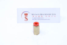 Load image into Gallery viewer, (CTCC-6-01) Watson Pneumatic Fitting Straight Connector Push-In Fitting 4mm to 1/8" Female Thread BSP (Made in Taiwan) - Watson Machinery Limited