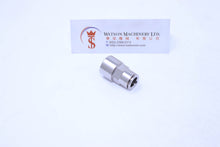 Load image into Gallery viewer, API R131038 3/8" Female to 10mm Push-in Fitting (Nickel Plated Brass) (Made in Italy) - Watson Machinery Hydraulics Pneumatics