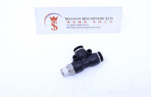 Load image into Gallery viewer, (CTD-6-01) Watson Pneumatic Fitting Run Tee 6mm to 1/8" Thread BSP (Made in Taiwan)