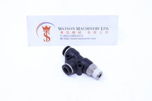 Load image into Gallery viewer, (CTD-6-01) Watson Pneumatic Fitting Run Tee 6mm to 1/8" Thread BSP (Made in Taiwan)