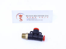 Load image into Gallery viewer, (CTD-6-02) Watson Pneumatic Fitting Run Tee 6mm to 1/4" Thread BSP (Made in Taiwan)