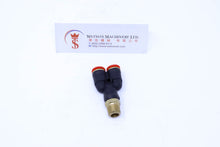 Load image into Gallery viewer, (CTX-8-02) Watson Pneumatic Fitting Branch Y 8mm to 1/4" Thread BSP (Made in Taiwan)