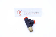 Load image into Gallery viewer, (CTD-8-02) Watson Pneumatic Fitting Run 8mm to 1/4" Thread BSP (Made in Taiwan) - Watson Machinery Limited