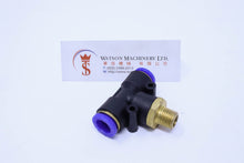 Load image into Gallery viewer, (CTB-12-02) Watson Pneumatic Fitting Branch Tee 12mm to 1/4" Thread BSP (Made in Taiwan) - Watson Machinery Limited