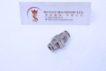 Load image into Gallery viewer, HB330006 6mm Bulkhead Connector Brass Push-In Fitting Bulkhead Connector