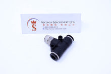 Load image into Gallery viewer, (CTB-8-02) Watson Pneumatic Fitting Branch Tee 8mm to 1/4" Thread BSP (Made in Taiwan)