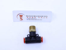 Load image into Gallery viewer, (CTB-8-03) Watson Pneumatic Fitting Branch Tee 8mm to 3/8" Thread BSP (Made in Taiwan) - Watson Machinery Limited