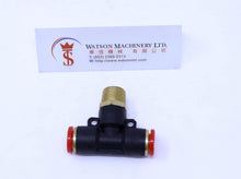 Load image into Gallery viewer, (CTB-10-03) Watson Pneumatic Fitting Branch Tee 10mm to 3/8" Thread BSP (Made in Taiwan) - Watson Machinery Limited