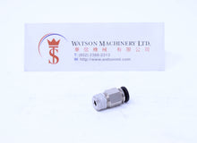 Load image into Gallery viewer, (CTC-4-01) Watson Pneumatic Fitting Straight Connector Push-In Fitting 4mm to 1/8" Thread BSP (Made in Taiwan)