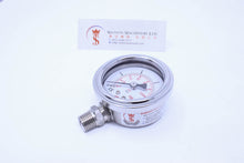 Load image into Gallery viewer, Watson Stainless Steel 10K Bottom Connection Pressure Gauge