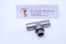 Load image into Gallery viewer, HB161038 10mm to 3/8" Central Tee Male Brass Push-In Fitting