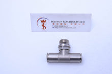 Load image into Gallery viewer, HB161038 10mm to 3/8" Central Tee Male Brass Push-In Fitting