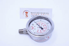 Load image into Gallery viewer, Watson Stainless Steel 50K Bottom Connection Pressure Gauge 50bar - Watson Machinery Limited