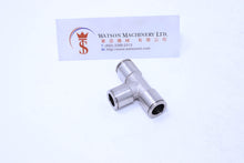 Load image into Gallery viewer, HB211000 10mm Union Branch Tee Brass Push-In Fitting Intermediate Tee - Watson Machinery Limited