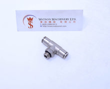 Load image into Gallery viewer, HB160618 6mm to 1/8" Central Tee Male Brass Push-In Fitting