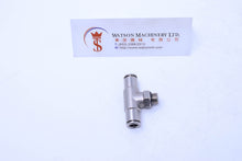 Load image into Gallery viewer, HB160618 6mm to 1/8" Central Tee Male Brass Push-In Fitting