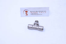 Load image into Gallery viewer, HB161014 10mm to 1/4" Central Tee Male Brass Push-In Fitting