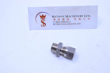 Load image into Gallery viewer, API O120814 Compression Fitting BSP Stud 1/4" to 8mm (Nickel Plated Brass) (Made in Italy) - Watson Machinery Hydraulics Pneumatics