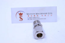 Load image into Gallery viewer, API O111038 Compression Fitting BSPT Stud 3/8" to 10mm (Nickel Plated Brass) (Made in Italy) - Watson Machinery Hydraulics Pneumatics