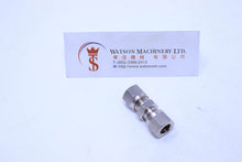 Load image into Gallery viewer, API O140800 (O140808)Compression Fitting Union 8mm (Nickel Plated Brass) (Made in Italy) - Watson Machinery Hydraulics Pneumatics