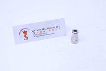Load image into Gallery viewer, API R130618 1/8" Female to 6mm Push-in Fitting (Nickel Plated Brass) (Made in Italy) - Watson Machinery Hydraulics Pneumatics