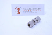 Load image into Gallery viewer, API O140800 (O140808)Compression Fitting Union 8mm (Nickel Plated Brass) (Made in Italy) - Watson Machinery Hydraulics Pneumatics