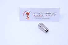 Load image into Gallery viewer, API R130618 1/8" Female to 6mm Push-in Fitting (Nickel Plated Brass) (Made in Italy) - Watson Machinery Hydraulics Pneumatics