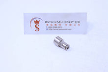 Load image into Gallery viewer, API R130418 1/8" Female to 4mm Push-in Fitting (Nickel Plated Brass) (Made in Italy) - Watson Machinery Hydraulics Pneumatics