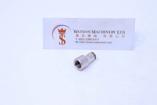 Load image into Gallery viewer, API R130418 1/8" Female to 4mm Push-in Fitting (Nickel Plated Brass) (Made in Italy) - Watson Machinery Hydraulics Pneumatics