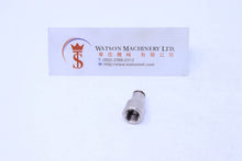 Load image into Gallery viewer, API R130418 1/8" Female to 4mm Push-in Fitting (Nickel Plated Brass) (Made in Italy) - Watson Machinery Hydraulics Pneumatics