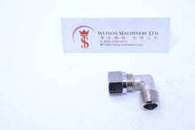 Load image into Gallery viewer, API O161038 Compression Fitting BSPT Elbow 3/8" to 10mm (Nickel Plated Brass) (Made in Italy) - Watson Machinery Hydraulics Pneumatics