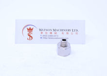 Load image into Gallery viewer, API A0031814 1/8" Male to 1/4" Female Standard Pneumatic Fitting (Nickel Plated Brass) (Made in Italy) - Watson Machinery Hydraulics Pneumatics