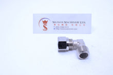 Load image into Gallery viewer, API O161038 Compression Fitting BSPT Elbow 3/8" to 10mm (Nickel Plated Brass) (Made in Italy) - Watson Machinery Hydraulics Pneumatics