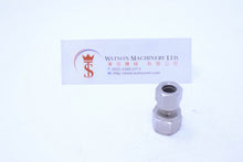 Load image into Gallery viewer, API O130814 Compression Fitting Female BSP Stud 1/4" to 8mm (Nickel Plated Brass) (Made in Italy) - Watson Machinery Hydraulics Pneumatics