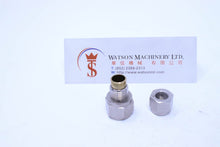 Load image into Gallery viewer, API O130814 Compression Fitting Female BSP Stud 1/4" to 8mm (Nickel Plated Brass) (Made in Italy) - Watson Machinery Hydraulics Pneumatics
