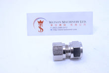 Load image into Gallery viewer, API O131038 Compression Fitting Female BSP Stud 3/8" to 10mm (Nickel Plated Brass) (Made in Italy) - Watson Machinery Hydraulics Pneumatics