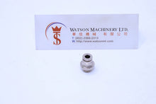 Load image into Gallery viewer, API R120418 1/8" to 4mm Push-in Fitting (Nickel Plated Brass) (Made in Italy) - Watson Machinery Hydraulics Pneumatics