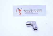 Load image into Gallery viewer, API R180008 (R180808) 8mm Elbow Union Push-in Fitting (Nickel Plated Brass) (Made in Italy) - Watson Machinery Hydraulics Pneumatics