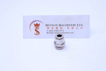 Load image into Gallery viewer, API R120614 1/4" to 6mm Push-in Fitting (Nickel Plated Brass) (Made in Italy) - Watson Machinery Hydraulics Pneumatics