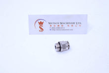 Load image into Gallery viewer, API R120814 1/4" to 8mm Push-in Fitting (Nickel Plated Brass) (Made in Italy) - Watson Machinery Hydraulics Pneumatics