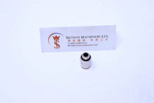 Load image into Gallery viewer, API R120818 1/8" to 8mm Push-in Fitting (Nickel Plated Brass) (Made in Italy) - Watson Machinery Hydraulics Pneumatics