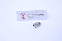 Load image into Gallery viewer, API R120818 1/8" to 8mm Push-in Fitting (Nickel Plated Brass) (Made in Italy) - Watson Machinery Hydraulics Pneumatics