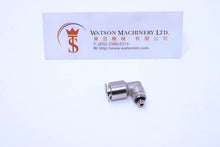 Load image into Gallery viewer, API R4106M5 Elbow to M5 Push-in Fitting (Nickel Plated Brass) (Made in Italy) - Watson Machinery Hydraulics Pneumatics